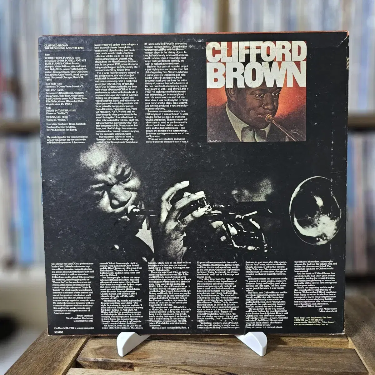 (재즈) Clifford Brown의 최초이자 마지막 연주 앨범 LP