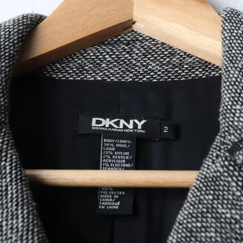 W(S) DKNY 디케이앤와이 도나카란 코트자켓 그레이 울-119AA