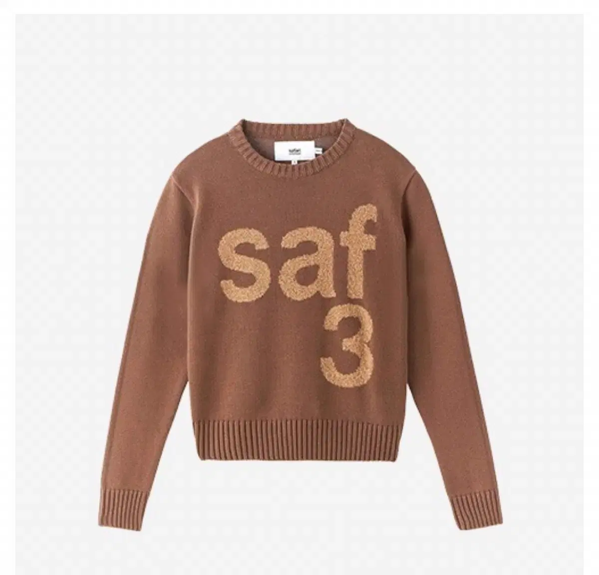 사파리스팟  1/2 BASIC SAFARI KNIT (BROWN)