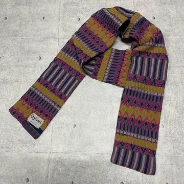 컨디션 최상급 ayame 자카드 머플러 스톨 일본제 Ayame