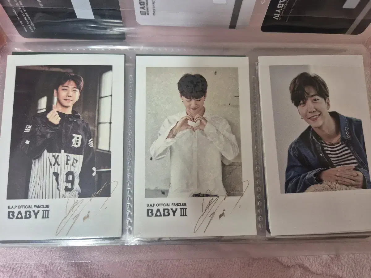 B.A.P Bang Jung-yoo Moon Bang Yong-guk daehyeon Employee Photocard