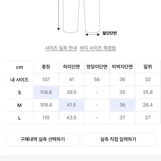 [S] 쿠어 더블니 워크 데님 팬츠