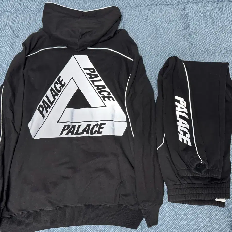 [XL, M] 팔라스 리플렉티브 백로고 후드 세트