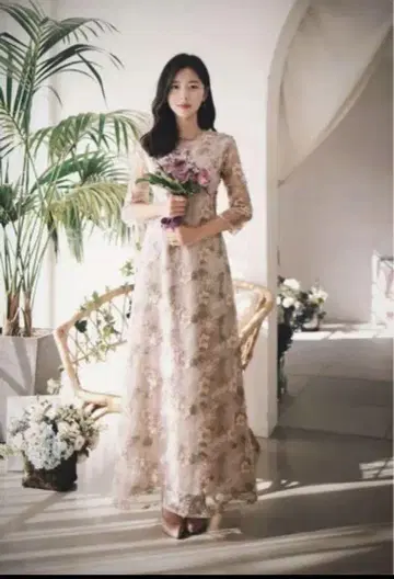 milkcocoa 플로럴 시어 원피스