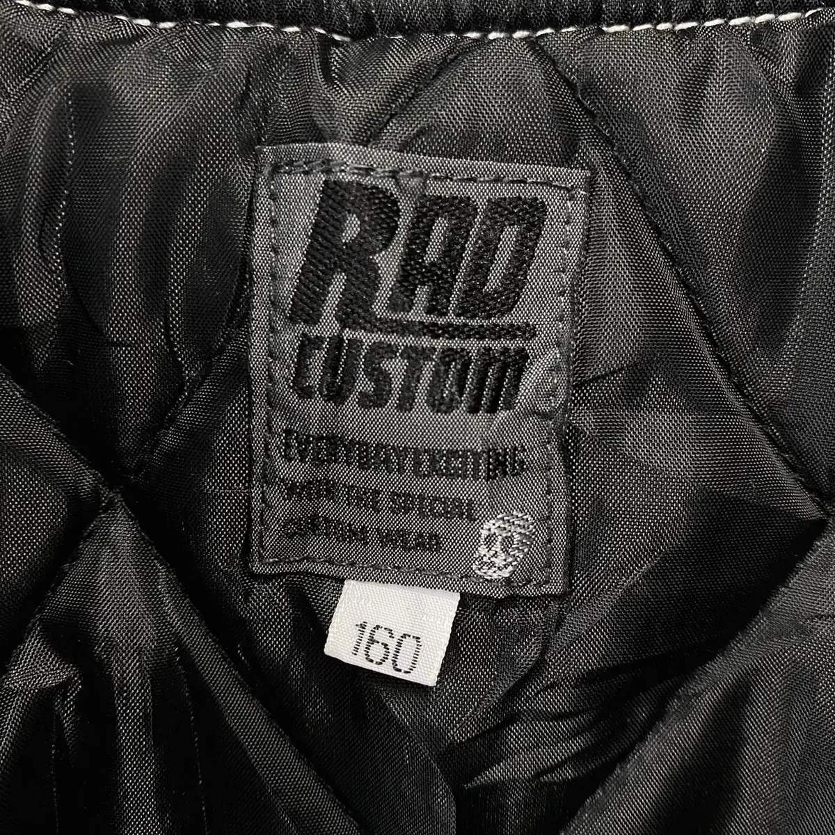 빈티지 RAD CUSTOM 새틴 집업 자켓