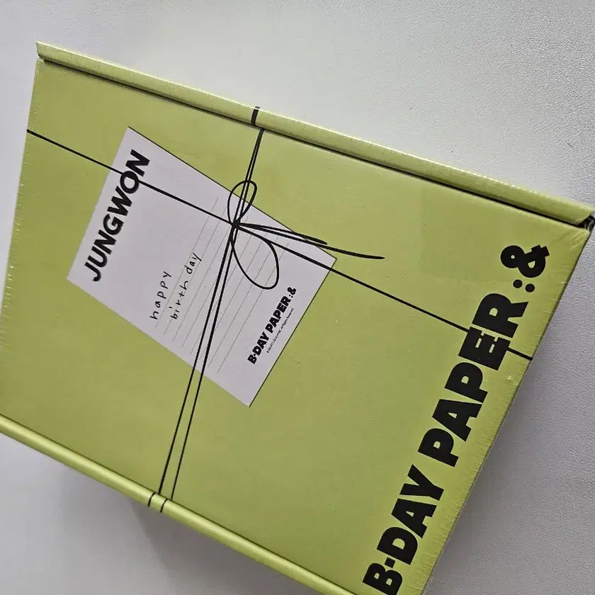 ENHYPHEN | 엔하이픈 jungwon, B-DAY PAPER, Birthday Box