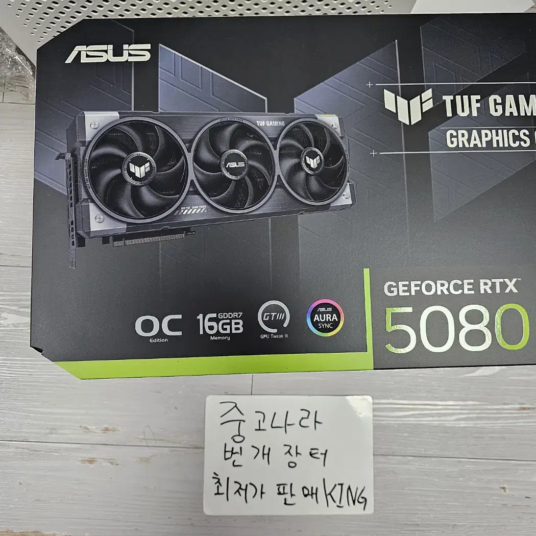 ASUS TUF Gaming 지포스 RTX 5080 OC D7 16GB