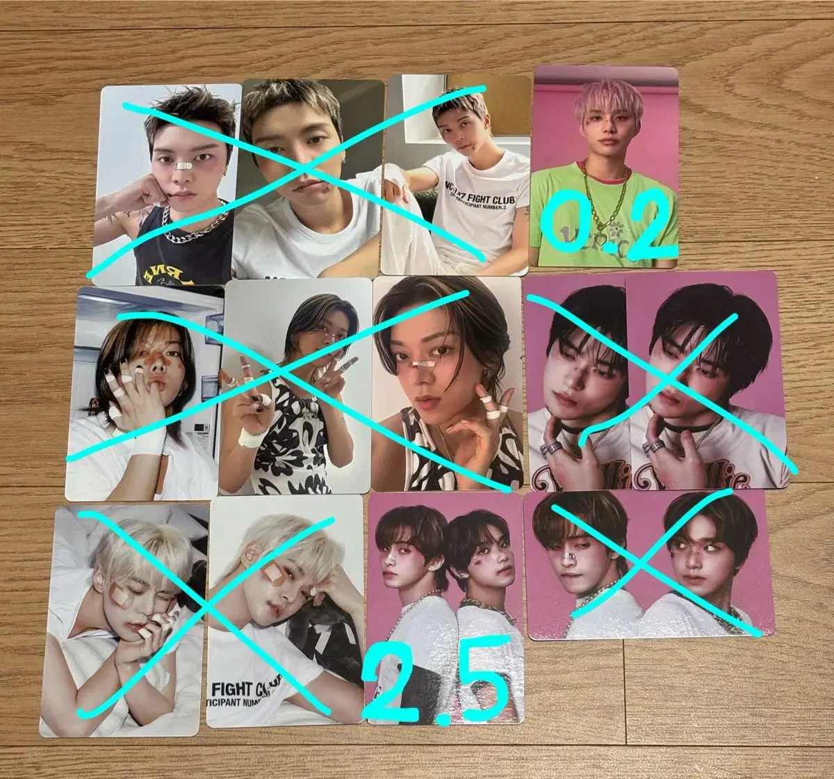 NCT 127 seasons greetings tc photocard wts mark haechan jaehyun doyoung jungwoo johnny Yuta