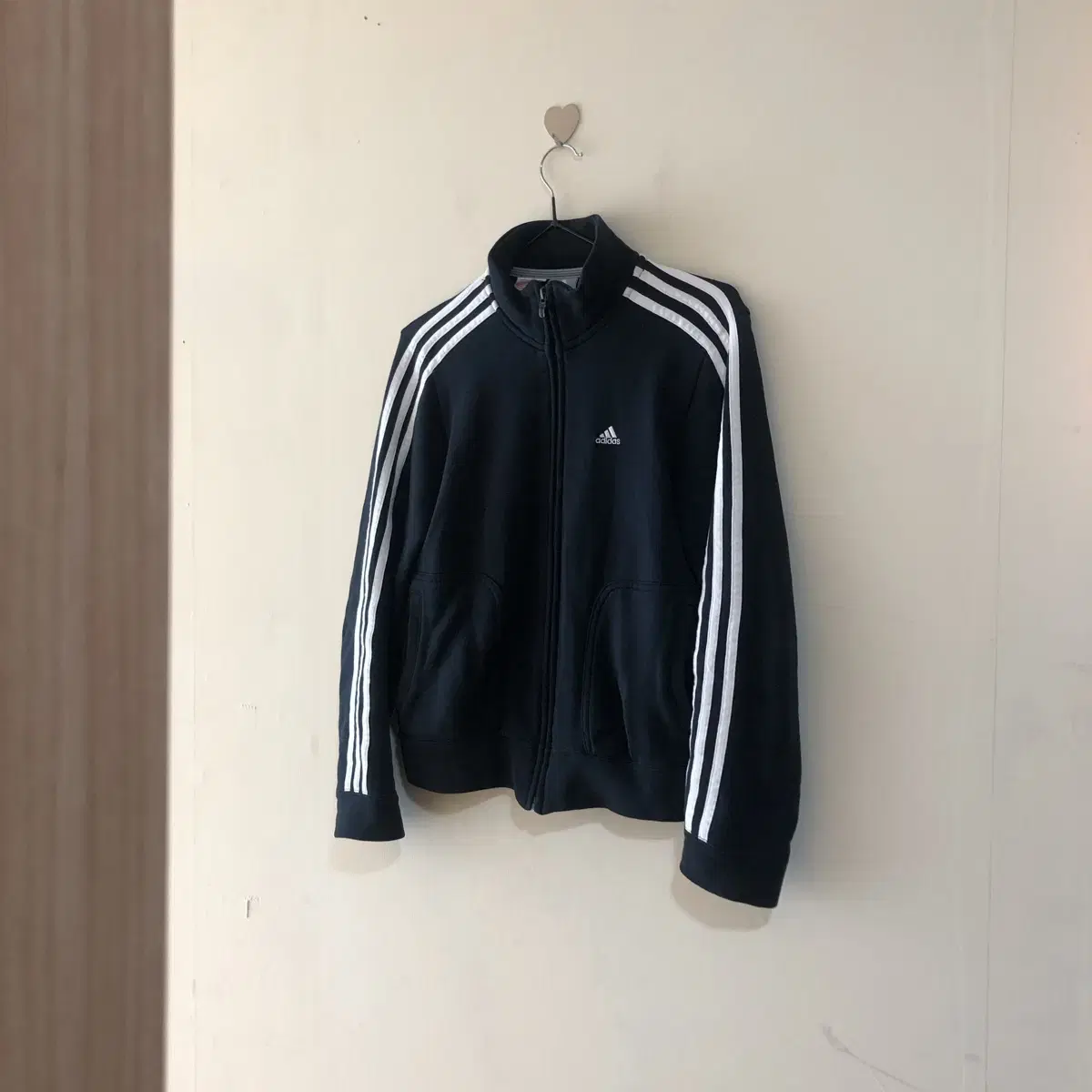 Vintage Adidas black track top