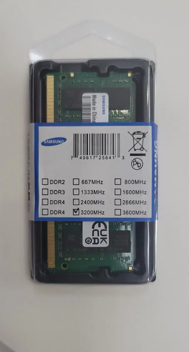 미사용 ddr4 3200 8g 메모리카드