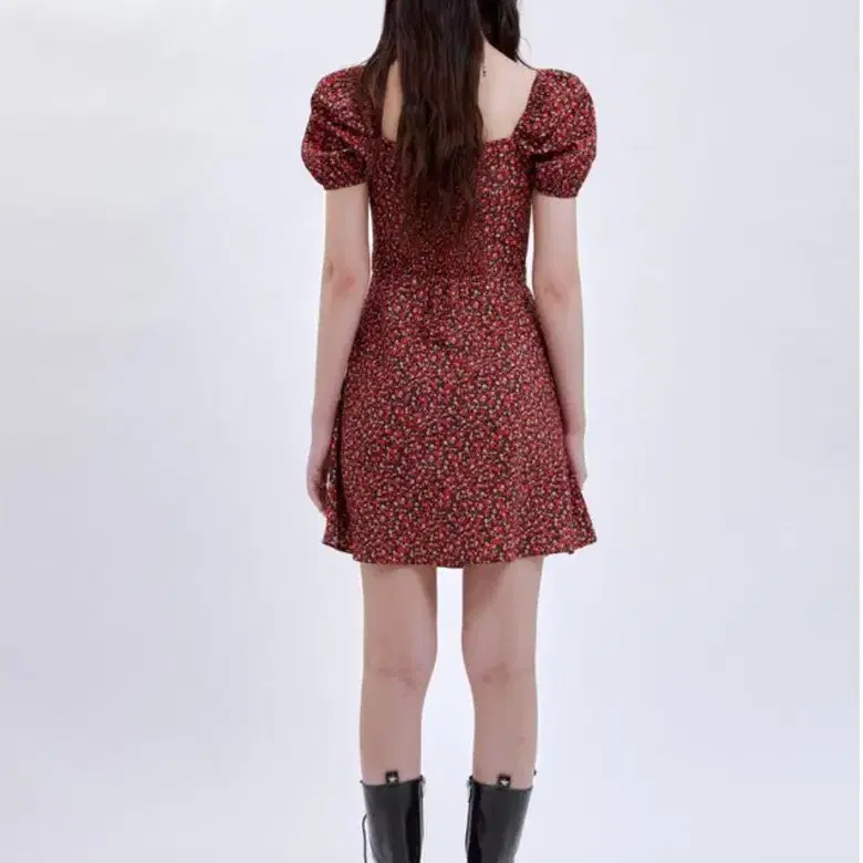 루루서울 red pansy dress 원피스 S사이즈