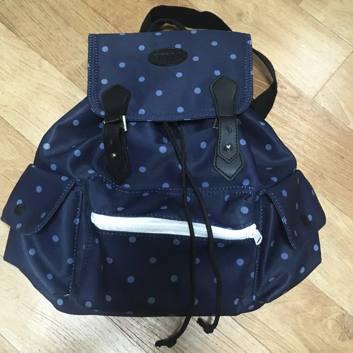 vintage dot backpack navy 빈티지 도트 백팩 네이비