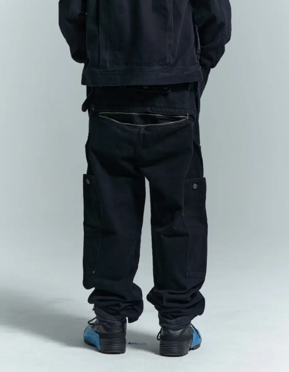 플라스틱프로덕트 MPa H-ZIP POCKET PANTS (BLACK)