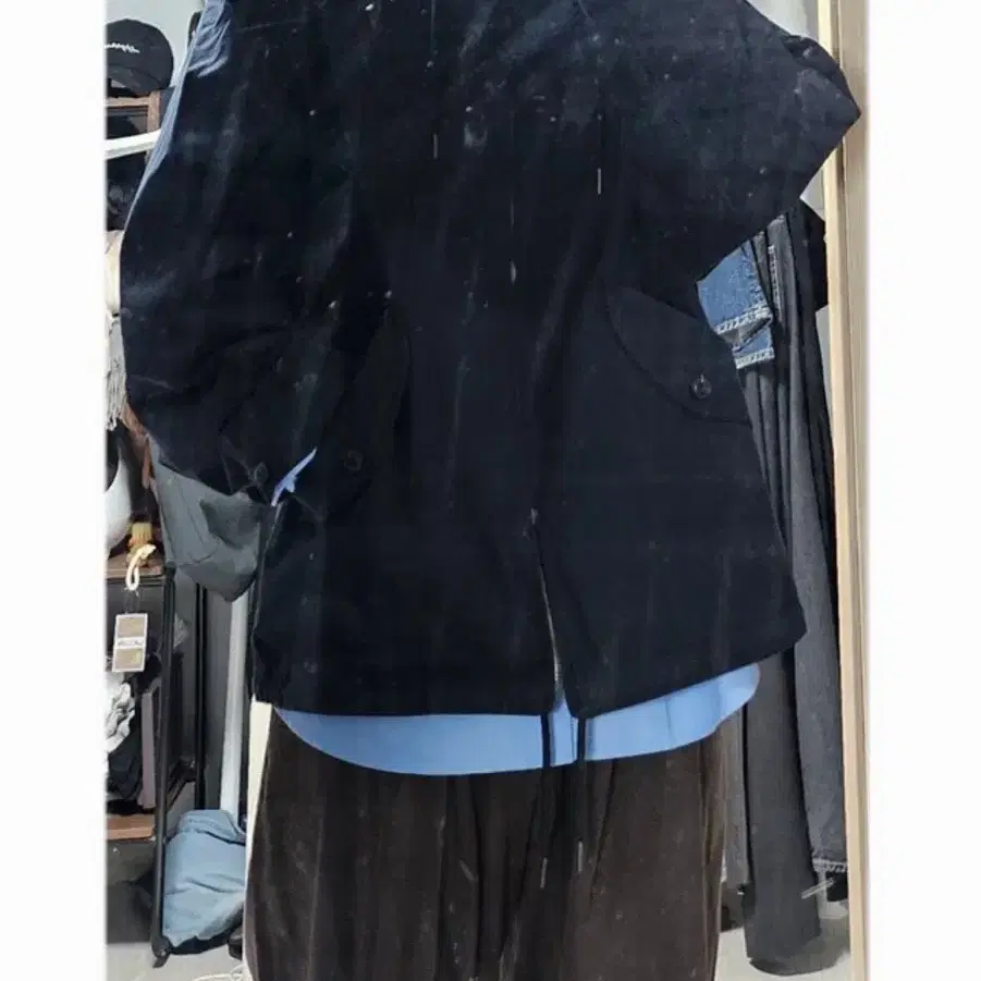 러프사이드 Hill Parka Navy 새상품급   판매합니다