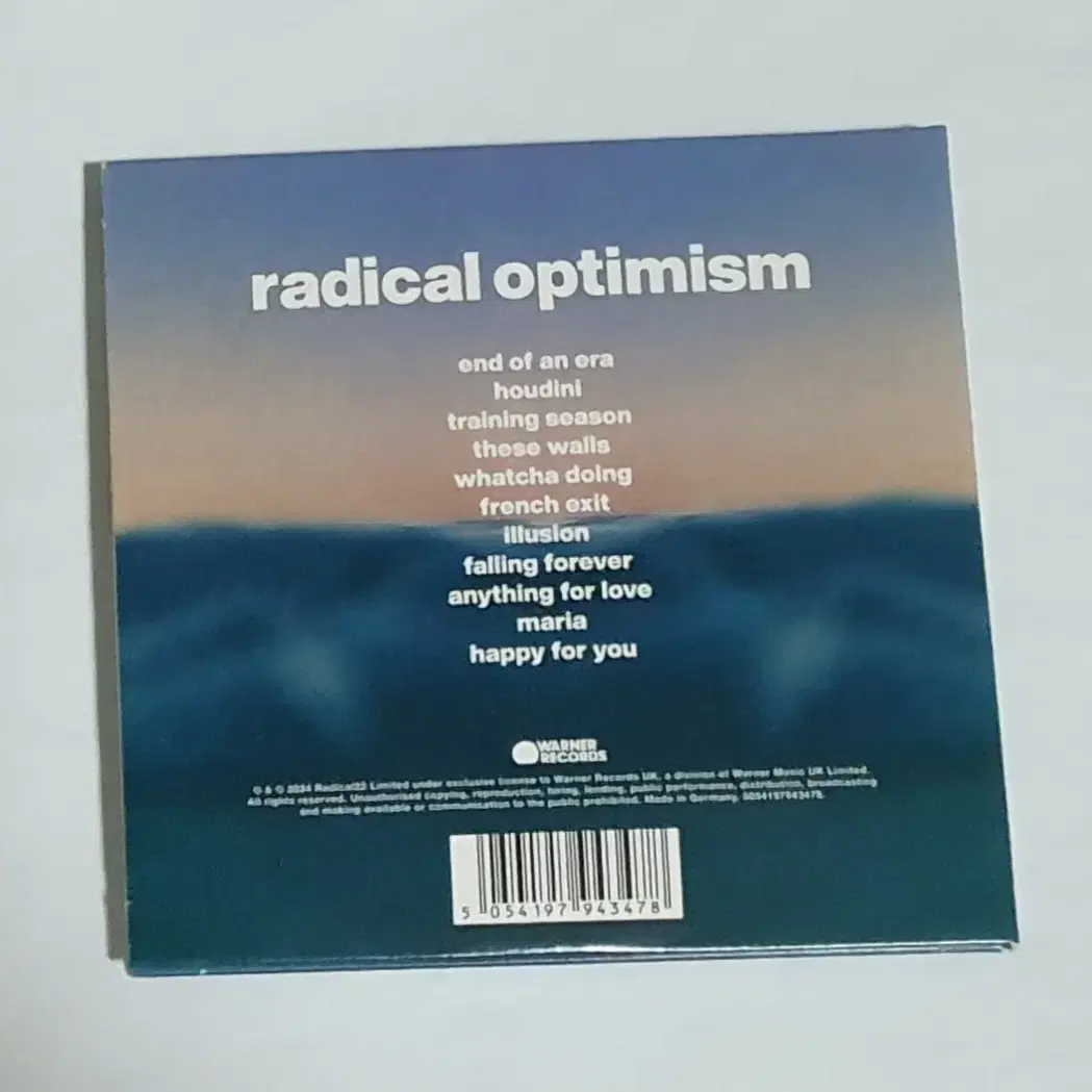 두아 리파 3집 Radical Optimism 앨범 시디 CD