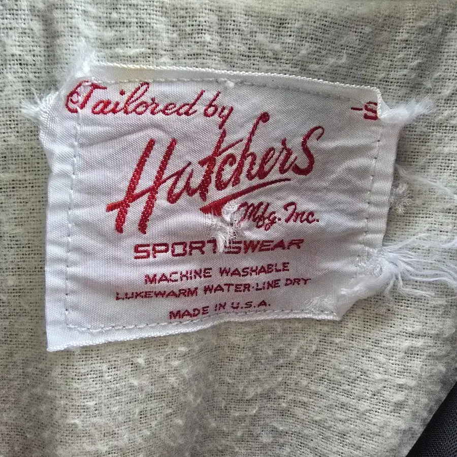 80s  hatchers  *made in usa* 사틴자켓