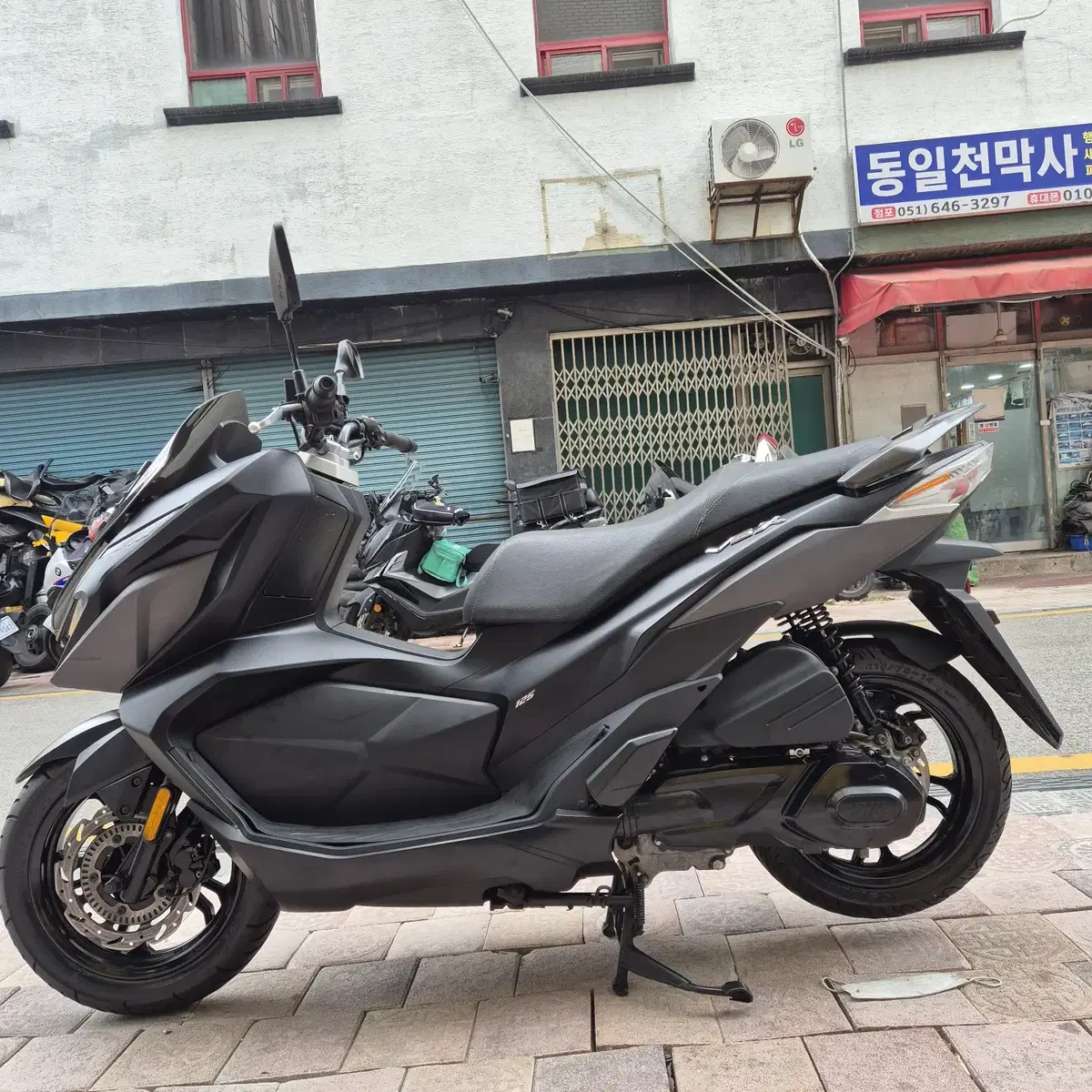 부산 센터판 S급 SYM VSX125 판매합니다.