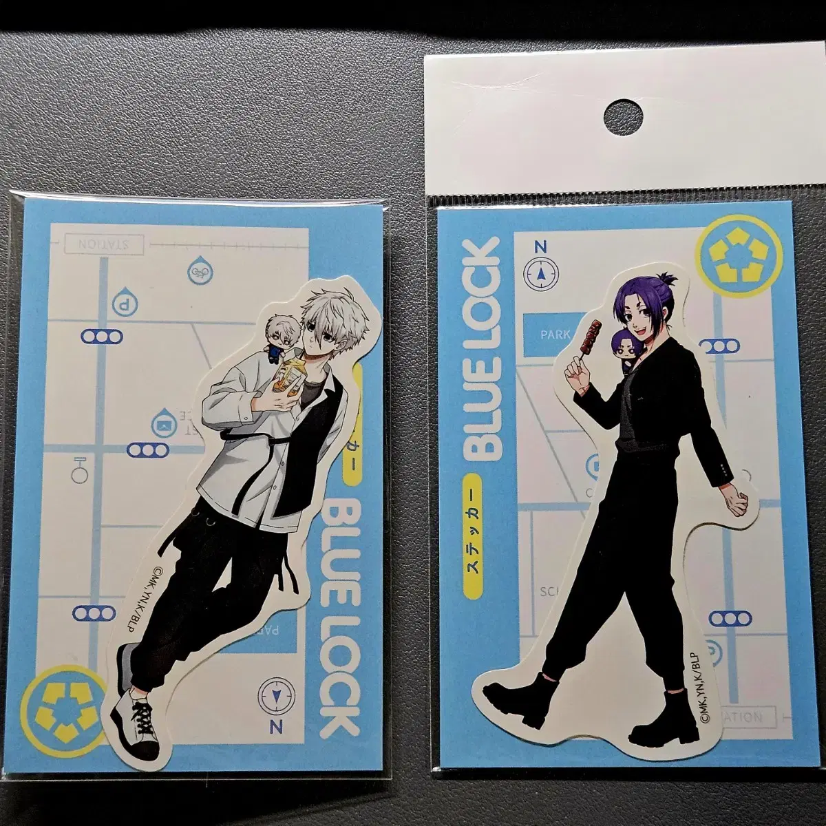 BLUELOCK, bulk purchase, Nagi Seishiro, Mikage Leo, sculpture, sticker
