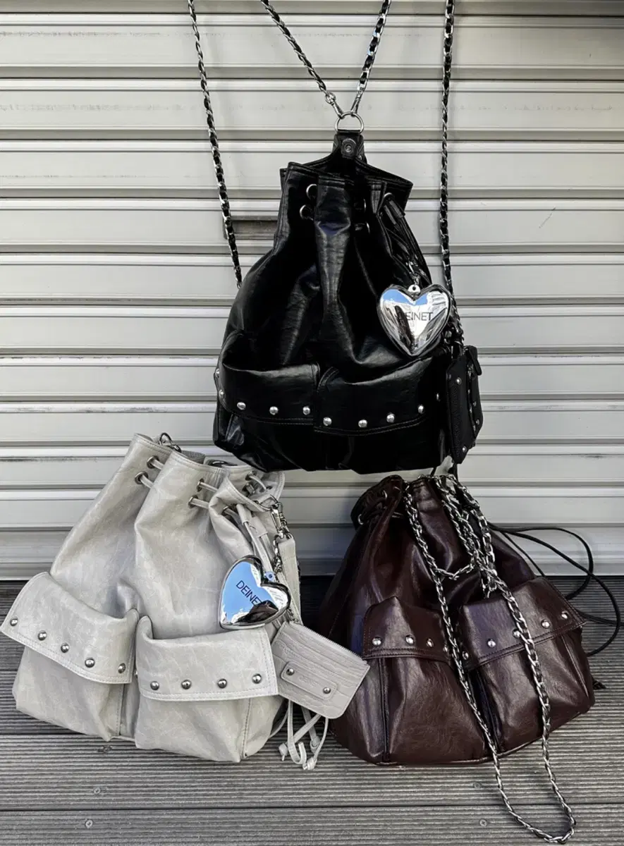 다이닛 5-WAY STUD POCKET MULTI BAG 멀티백