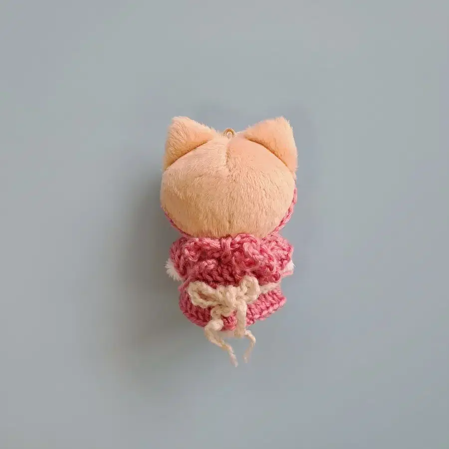 10cm 인형옷 뜨개옷 메이드 세트(분홍)