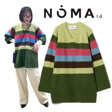 NOMA t.d. Ray 빔즈 콜라보레이션 니트 보더