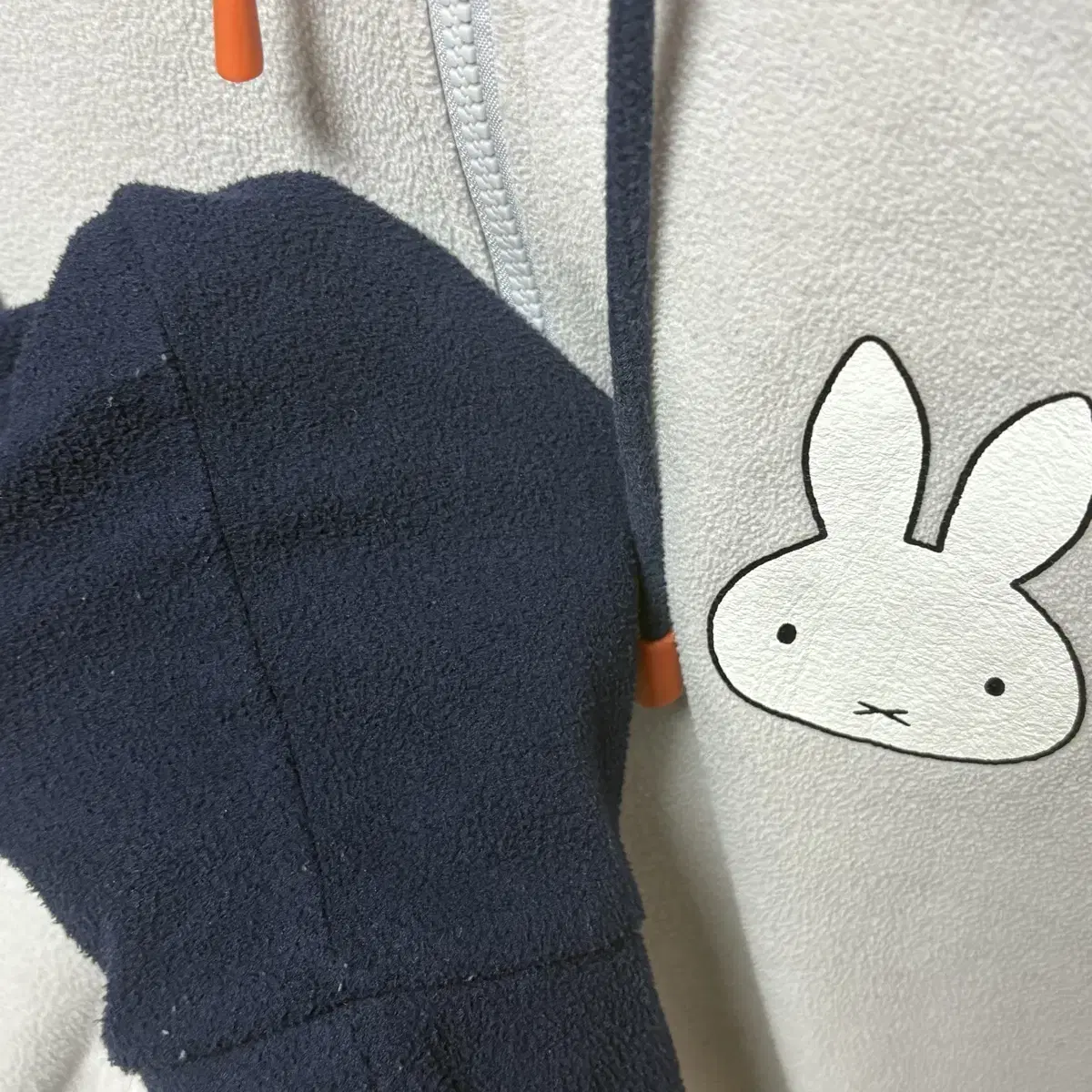 미피 토끼귀후드집업 / miffy 서브컬쳐 아노깔 져지 룸웨어