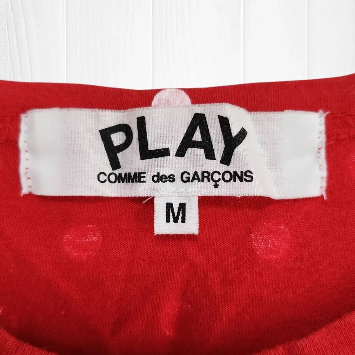 꼼대가르송 PLAY COMME DE GARCONS 긴팔티 M