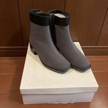 와코루 그레이 스웨이드 스타일 쇼트 보어 부츠 230EEE