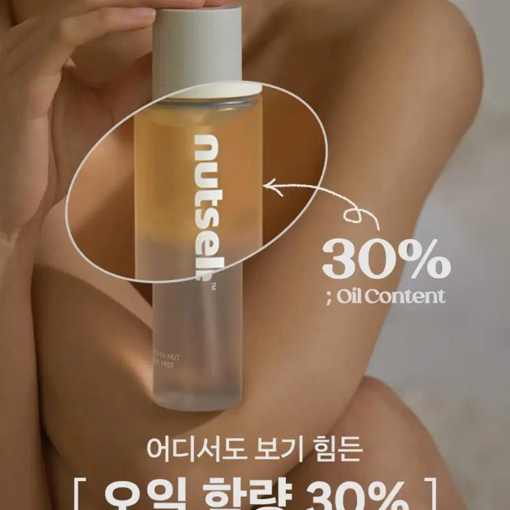 [새상품] 넛세린 아로마 넛 그레이 오일 바디 미스트 130ml