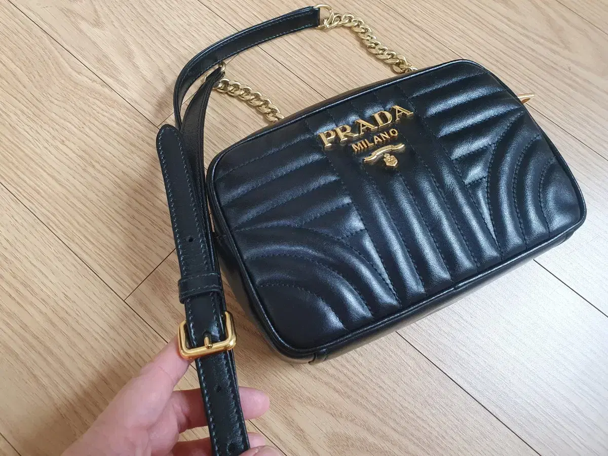 Prada Length Adjustment Diagram Camera Bag 1BH084 Mini Bag Bag Chain