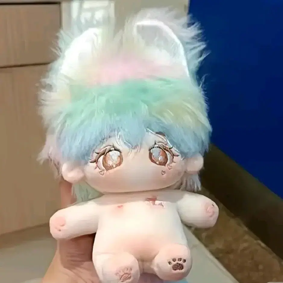 20cm 무속성 솜인형 레인보우 무지개