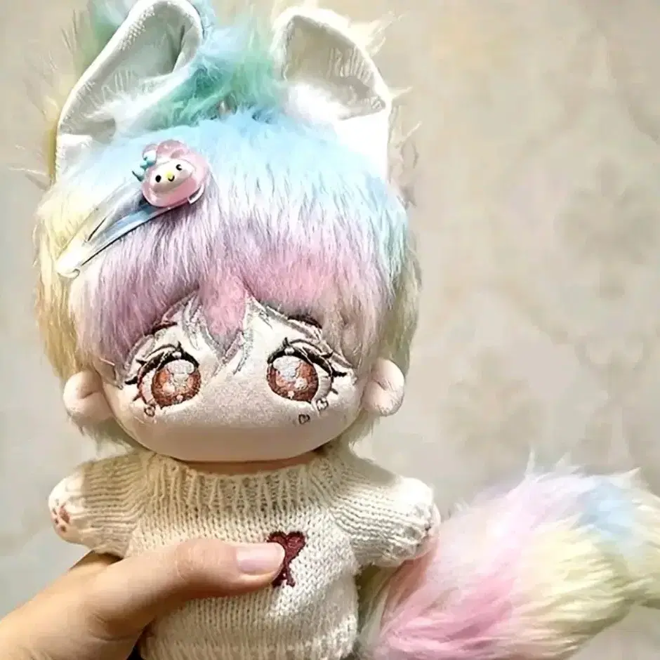 20cm 무속성 솜인형 레인보우 무지개