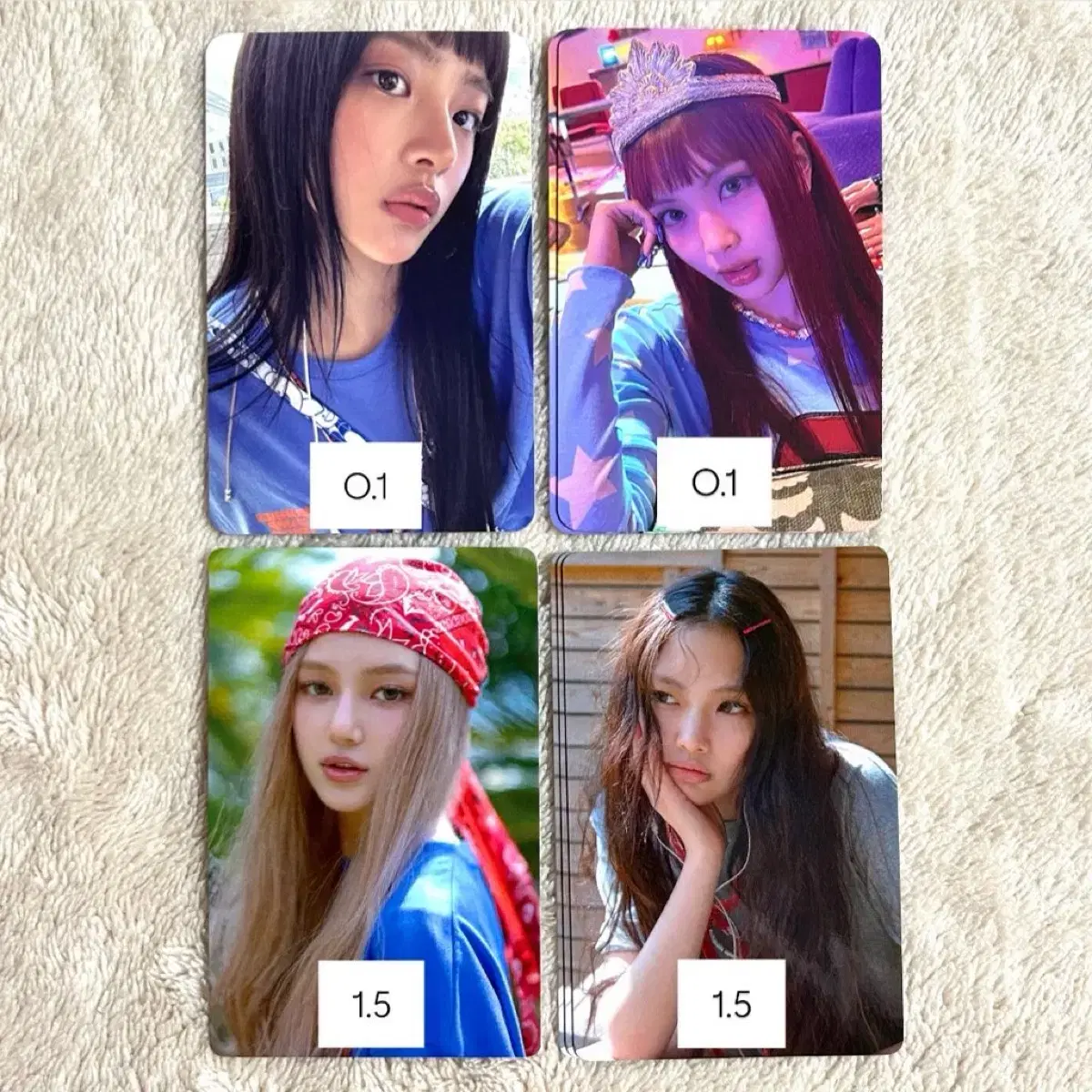 뉴진스 슈퍼내추럴 포카 타워레코드 특전 양도 하니해린민지혜인다니엘