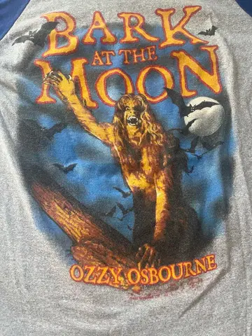 Ozzy Osbourne BARK AT THE MOON 7부 소매 티셔츠