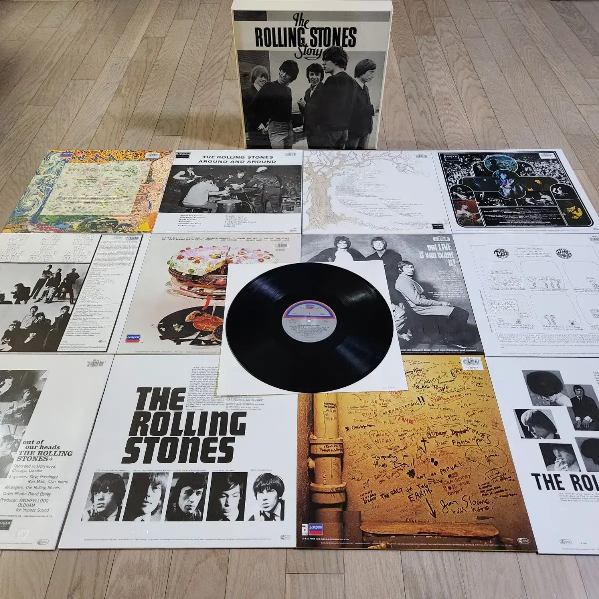 롤링스톤즈(Rolling stones)히스토리 박스반 12LP(독일반)