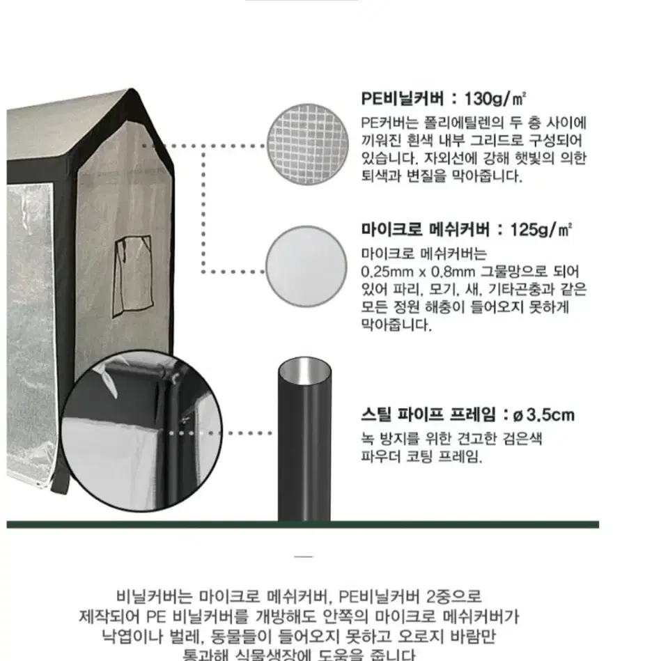 타카쇼 그린하우스 디럭스 썬쉘터 비닐하우스