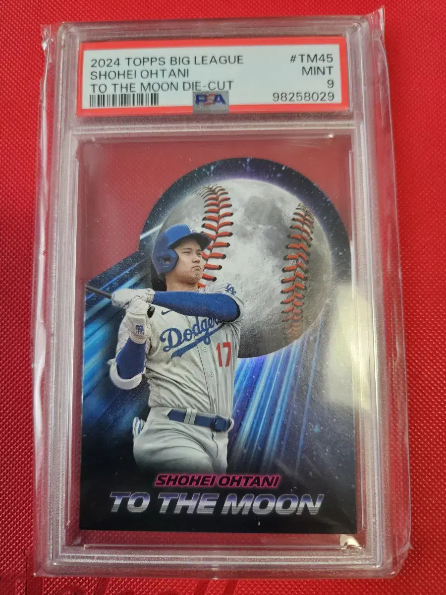 오타니 2024 Topps To The Moon PSA 9등급 카드