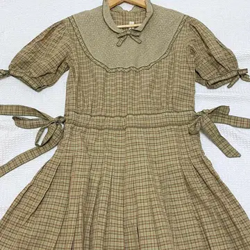 카네코 이사오 * 오리체 레이스 플리츠 원피스