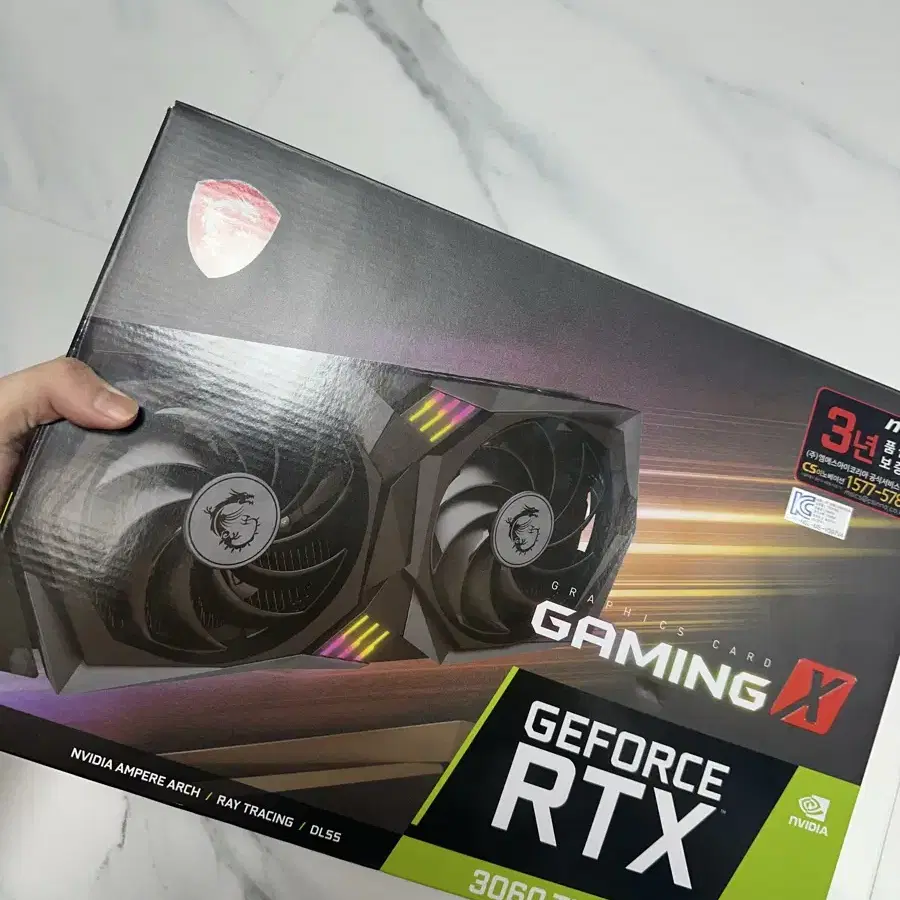 MSI RTX 3060Ti 게이밍x