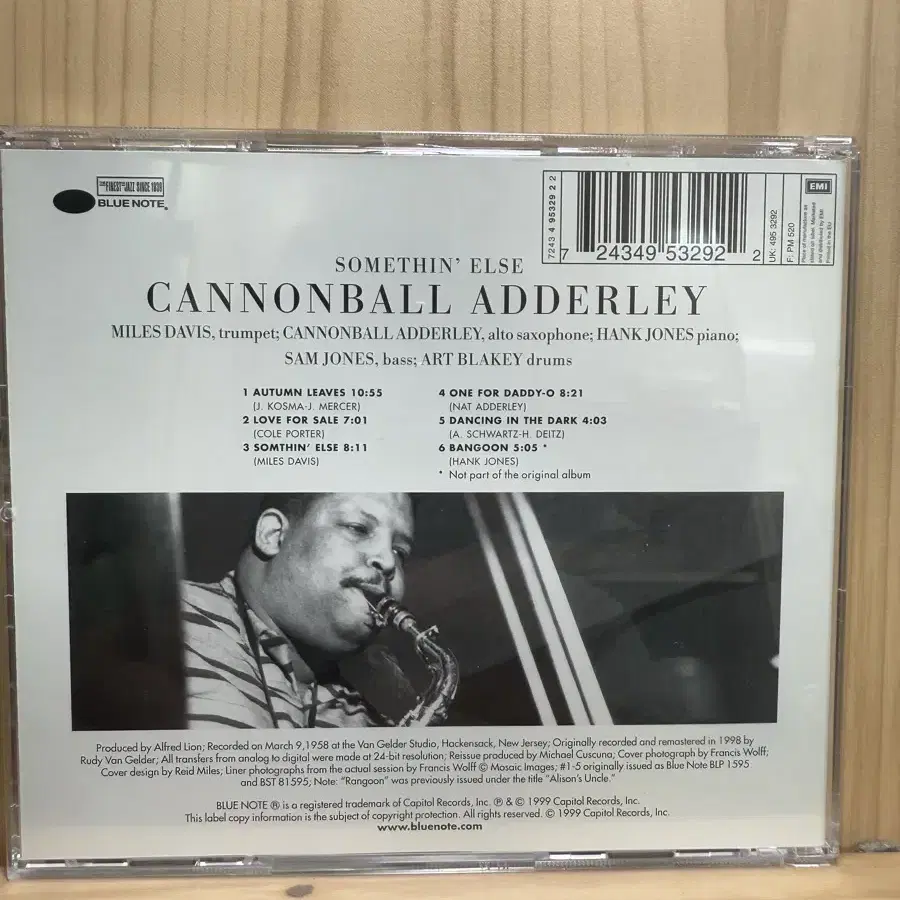 CD 캐논볼 애덜리,재즈,Cannonball Adderley Someth