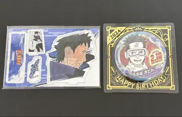 NARUTO 우치하 오비토 생일 캔뱃지 명장면 디오라마 피규어 세트