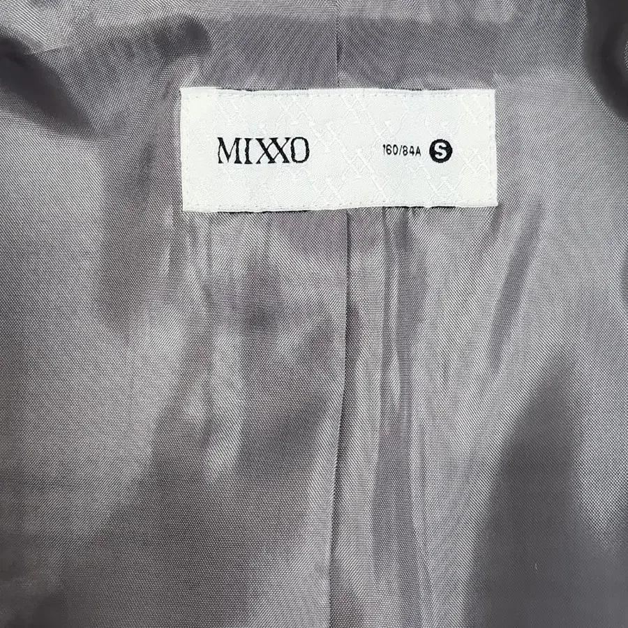 새상품 MIXXO 울체크 코트S