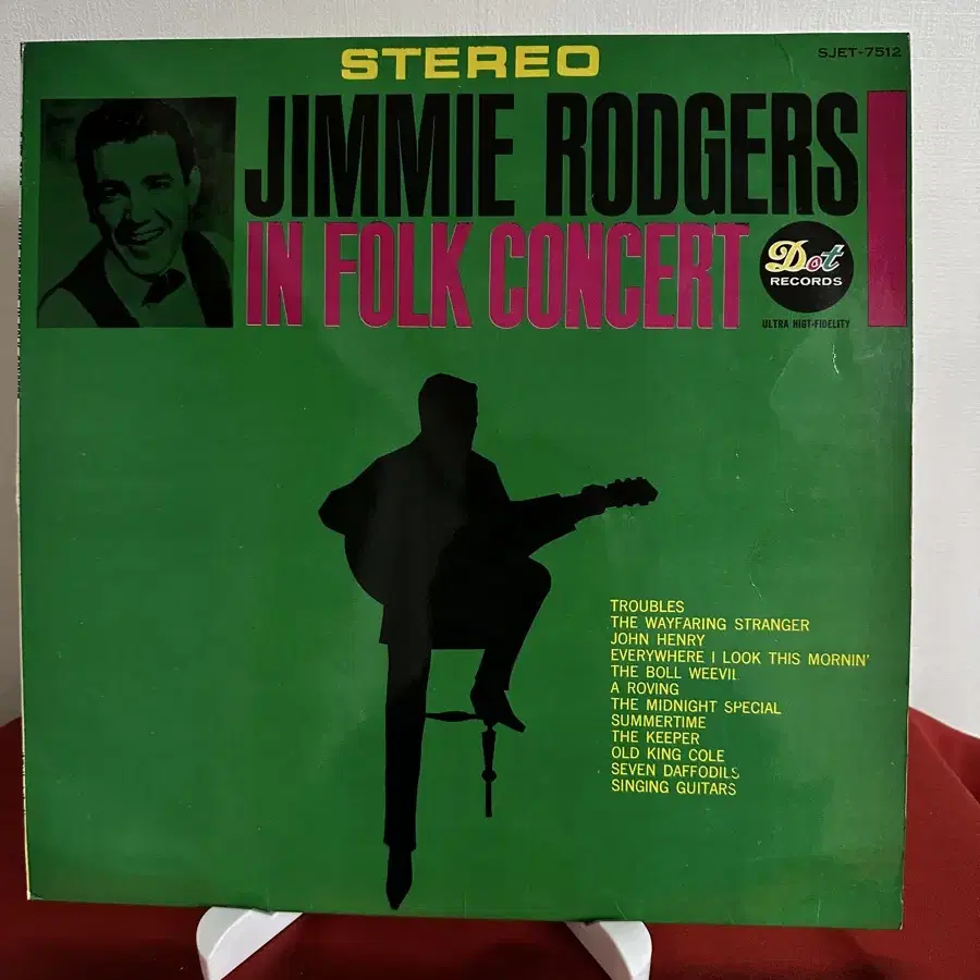 Jimmie Rodgers In Folk Concert(LP)