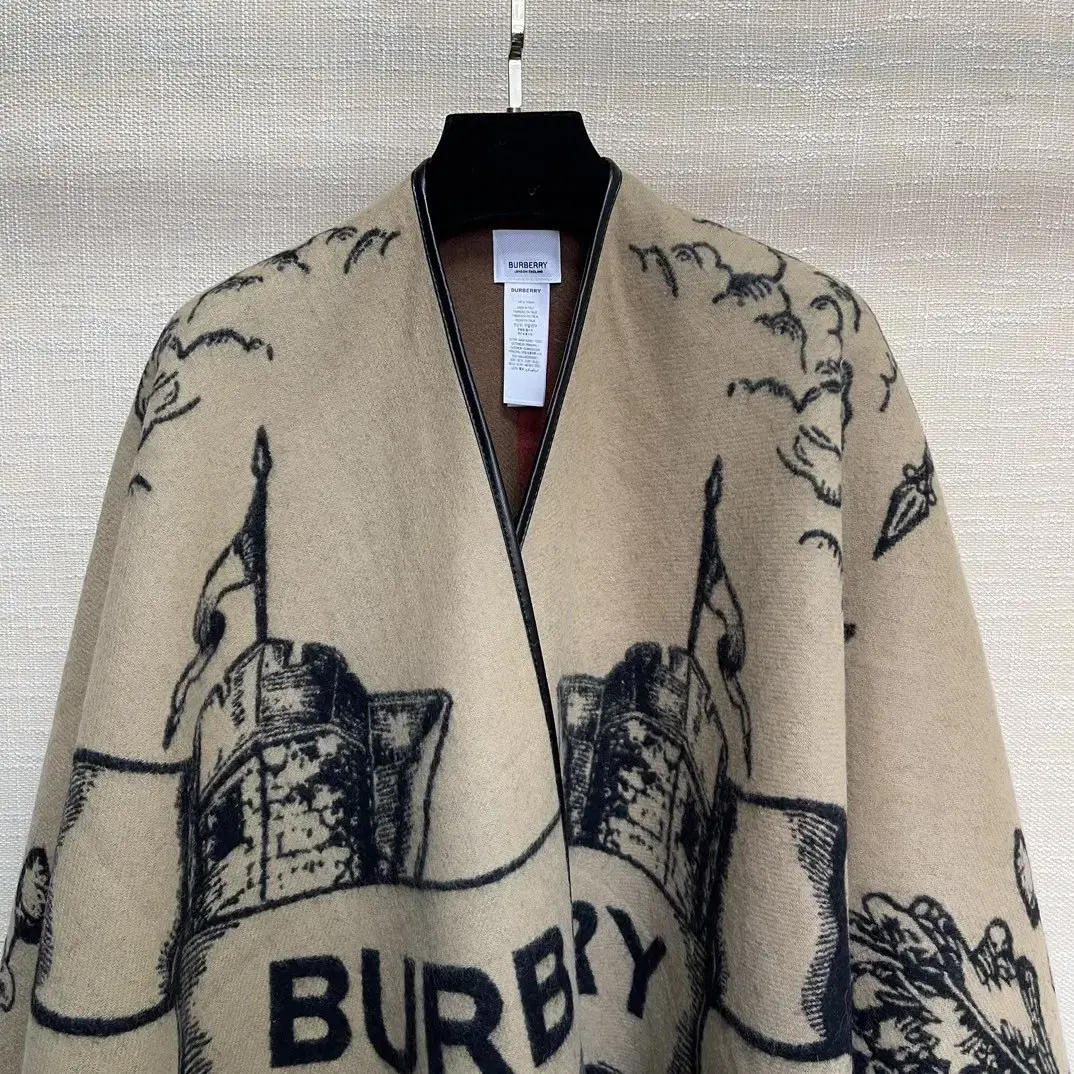 burberry 캐시미어 케이프