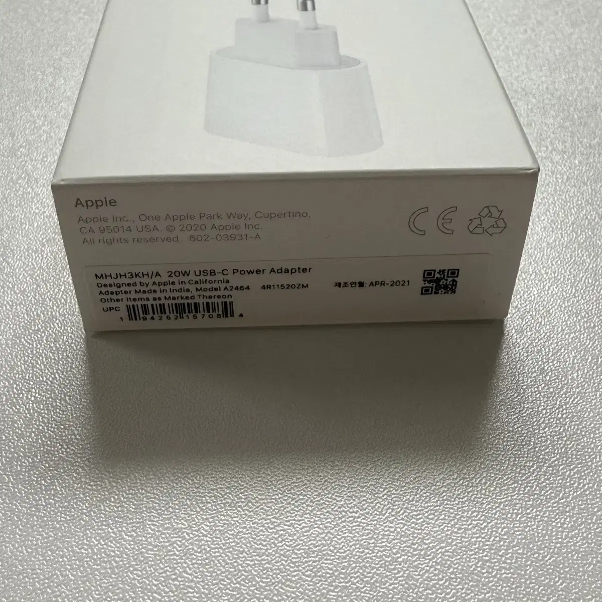 애플 아이폰 20W USB-c 어댑터 새제품