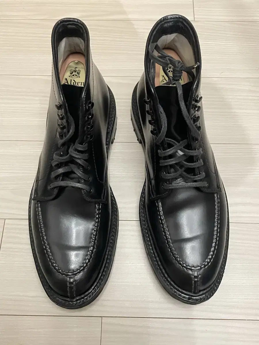 alden tanker black shell cordovan