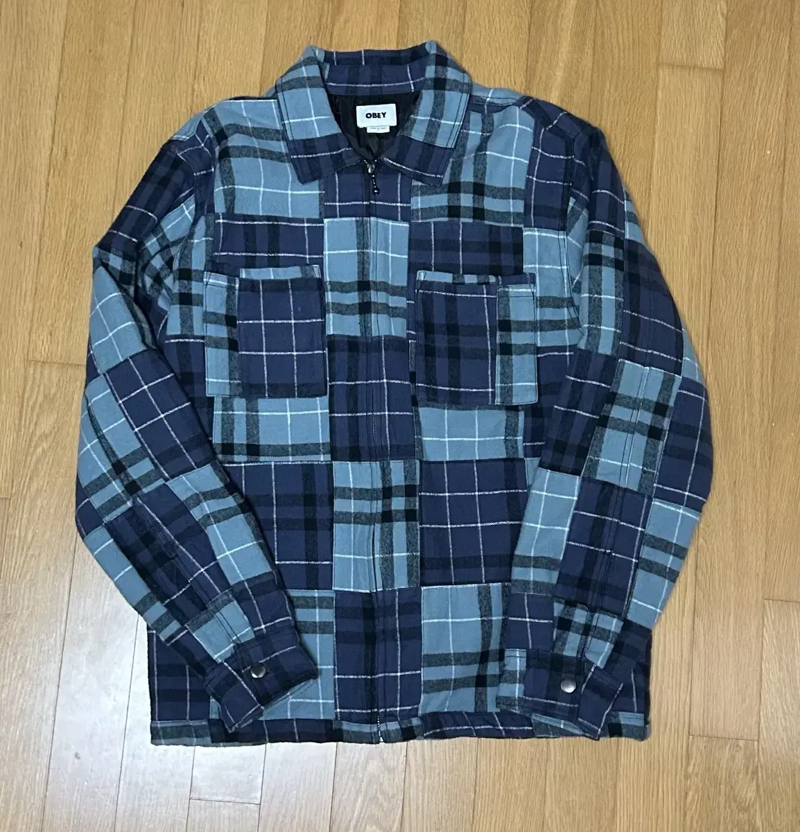 Obey check jacket