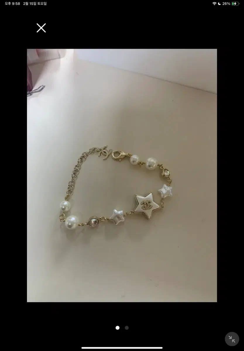 Chanel star bracelet