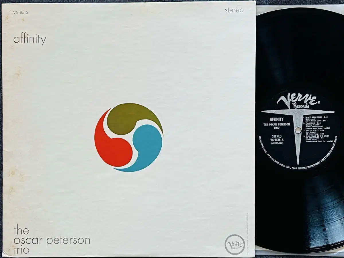 LP : Oscar Peterson Trio - Affinity