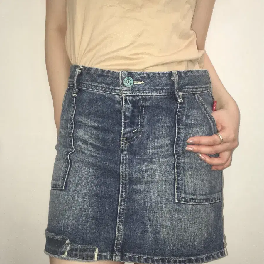 Levis 리바이스 데님 카고 스커트